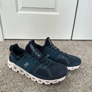 On Running Blue Cloudswift Tennis Shoes